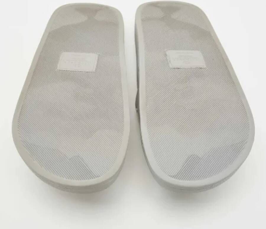 Valentino Vintage Pre-owned Rubber flats Gray Dames