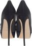 Valentino Vintage Pre-owned Satin heels Black Dames - Thumbnail 4