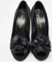 Valentino Vintage Pre-owned Satin heels Black Dames - Thumbnail 3
