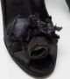Valentino Vintage Pre-owned Satin heels Black Dames - Thumbnail 7