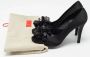 Valentino Vintage Pre-owned Satin heels Black Dames - Thumbnail 9
