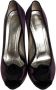 Valentino Vintage Pre-owned Satin heels Purple Dames - Thumbnail 2