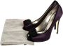 Valentino Vintage Pre-owned Satin heels Purple Dames - Thumbnail 7