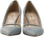 Valentino Vintage Pre-owned Velvet heels Blue Dames - Thumbnail 3