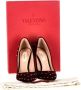 Valentino Vintage Pre-owned Velvet heels Red Dames - Thumbnail 2
