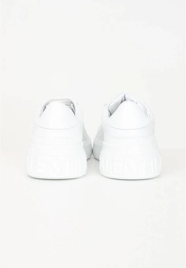 Valentino Witte Logo Sneakers Hoge Top White Heren