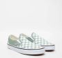 Vans Instappers Classic Slip-On COLOR THEORY CHECKERBOARD ICEBERG GREEN - Thumbnail 6