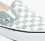 Vans Instappers Classic Slip-On COLOR THEORY CHECKERBOARD ICEBERG GREEN - Thumbnail 7