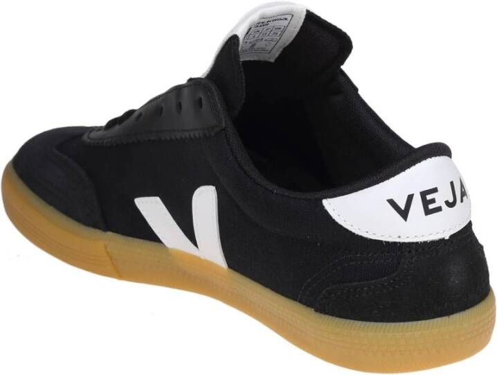 Veja Canvas Volley Sneakers Zwart Black Dames