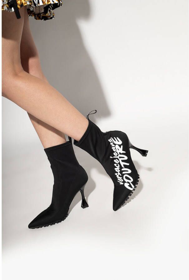 Versace Jeans Couture Hakken enkelschoenen Zwart Dames