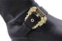 Versace Jeans Couture Slip-On Enkellaarzen met Versace Gesp Black Dames - Thumbnail 15