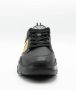 Versace Jeans Couture Zwarte Sneakers met Gladde Inzetstukken en Logo Print Black Heren - Thumbnail 9