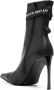 Versace Jeans Couture Zwarte Enkellaarzen voor Dames Aw23 Zwart Dames - Thumbnail 4