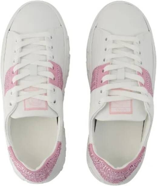 Versace Leather sneakers Pink Dames
