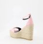 Versace Verfraaide sleehak sandalen Pink Dames - Thumbnail 3