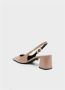 Versace Luxe Leren Slingback Sandaal Pink Dames - Thumbnail 9