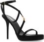 Versace Kristalversierde hoge hak sandalen Black Dames - Thumbnail 4