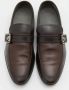 Versace Pre-owned Leather flats Brown Dames - Thumbnail 3
