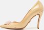 Versace Pre-owned Leather heels Beige Dames - Thumbnail 2