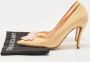 Versace Pre-owned Leather heels Beige Dames - Thumbnail 9