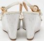 Versace Pre-owned Leather sandals White Dames - Thumbnail 5