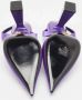 Versace Pre-owned Satin heels Purple Dames - Thumbnail 6