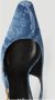 Versace Barocco Slingback Pumps Blue Dames - Thumbnail 11