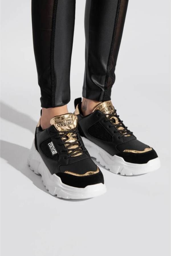 Versace Sneakers Black Dames