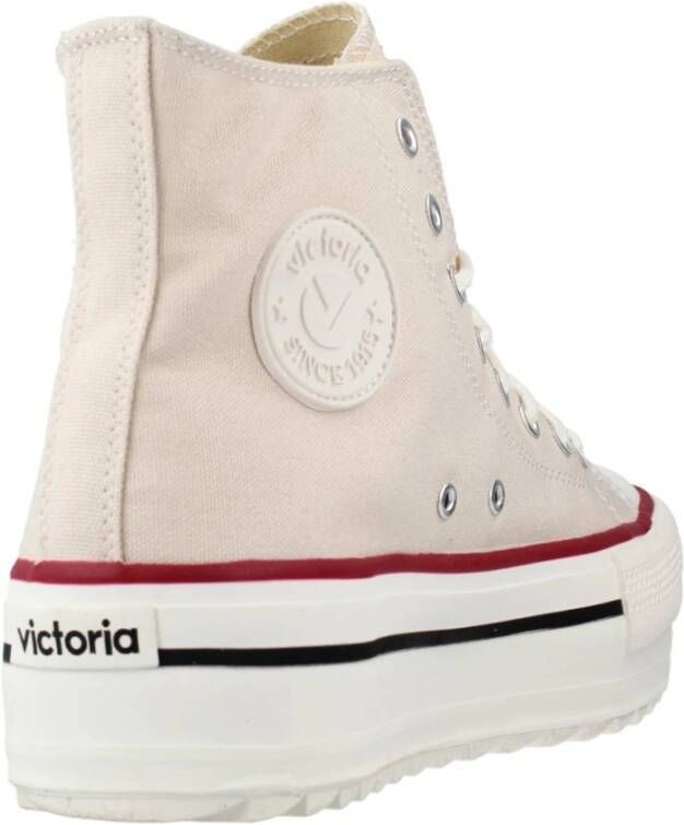 Victoria Platform Sneakers voor Vrouwen Beige Dames
