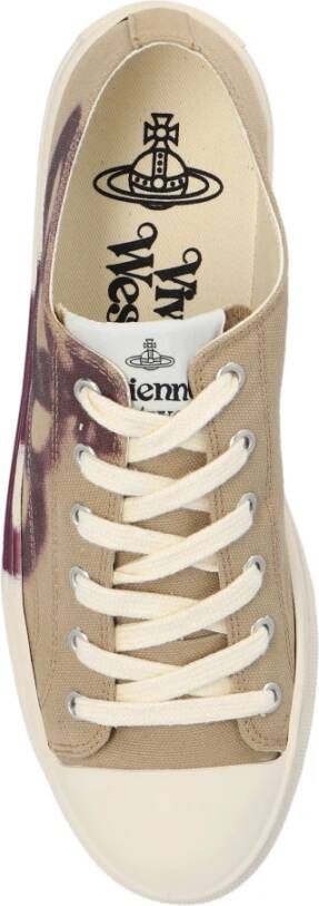 Vivienne Westwood Sneakers met logo Beige Dames