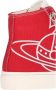 Vivienne Westwood Rode Plimsoll Sneakers met Bedrukt Logo Red Dames - Thumbnail 3