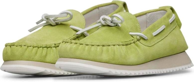Voile blanche Leather loafers Mokk 01 Easy Woman Green Dames