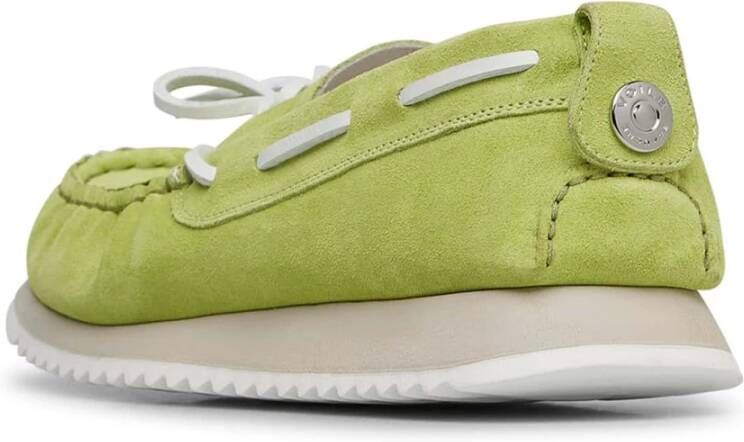Voile blanche Leather loafers Mokk 01 Easy Woman Green Dames