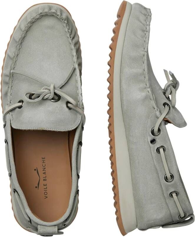 Voile blanche Leather loafers Mokk 01 MAN Gray Heren