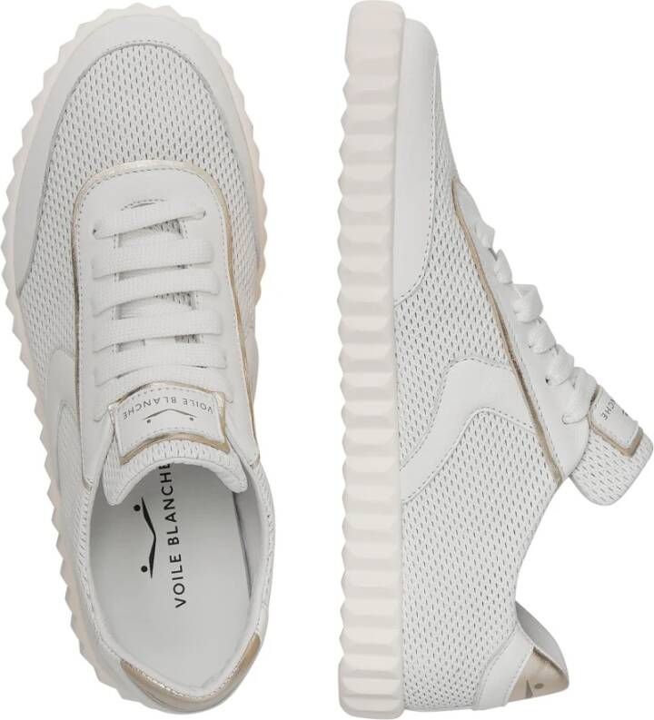 Voile blanche Leather sneakers Selia White Dames