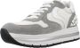Voile blanche Suede and technical fabric sneakers Maran S Gray Dames - Thumbnail 8