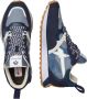 W6Yz Suede and technical fabric sneakers Loop-Uni. Blue Unisex - Thumbnail 11