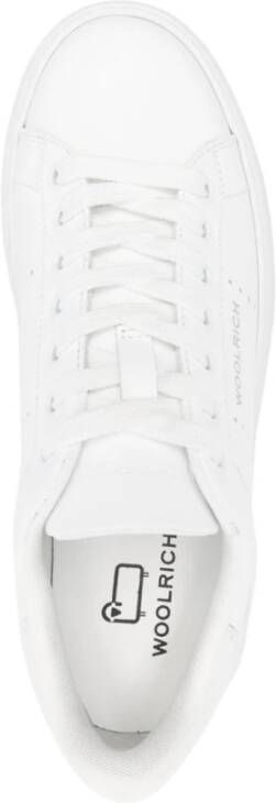 Woolrich Witte Sneakers met Geperforeerde Details White Dames