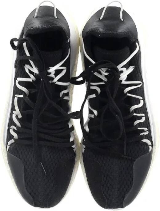 Yohji Yamamoto Pre-owned Leather sneakers Black Heren