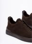 Z Zegna Premium Triple Stitch Low-Top Sneakers Brown Heren - Thumbnail 5