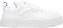 Eytys Logo Ingelegde Leren Sneakers White - Thumbnail 1