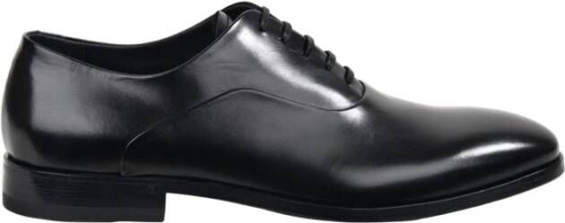 Fabi Geborsteld leren Derby schoenen Black Heren
