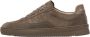 Filling Pieces Taupe Suede Minimalist Sneaker Brown Unisex - Thumbnail 1