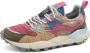 Flower Mountain Suede and technical fabric sneakers Yamano 3 Woman Pink Dames - Thumbnail 15
