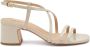 Frau Ecru Patent Sandal 93K2 Beige Dames - Thumbnail 1