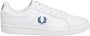 Fred Perry Lage Sneakers B721 Leather Towelling - Thumbnail 1