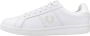 Fred Perry Leren Sneakers White Heren - Thumbnail 6