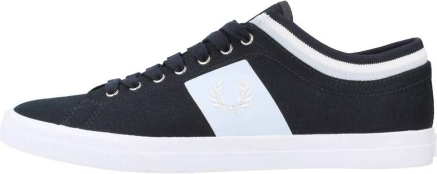 Fred Perry Underspin Tipped CT Sneakers Blue Heren