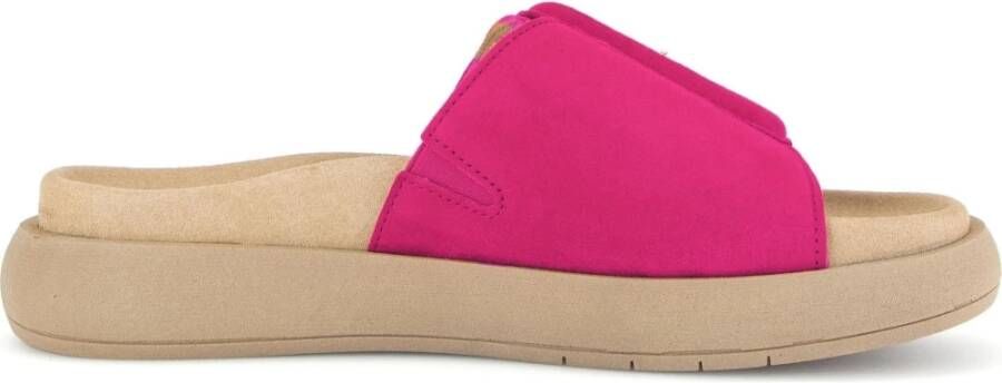 Gabor Roze Open Casual Slippers Vrouwen Pink Dames