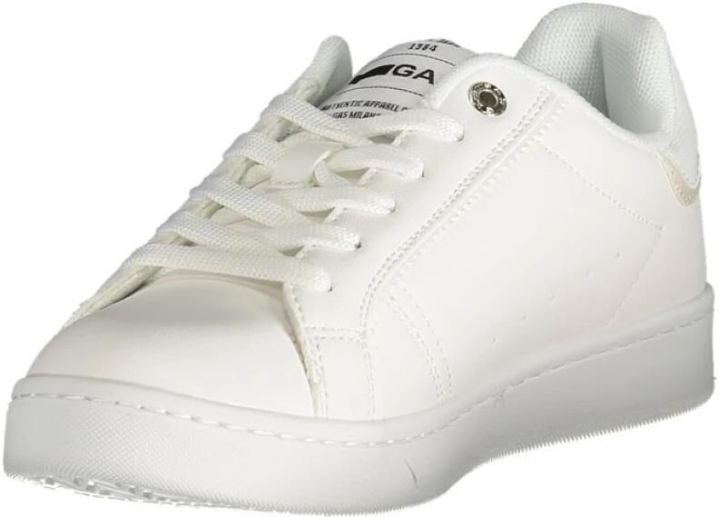 GAS Witte Polyester Damessneaker